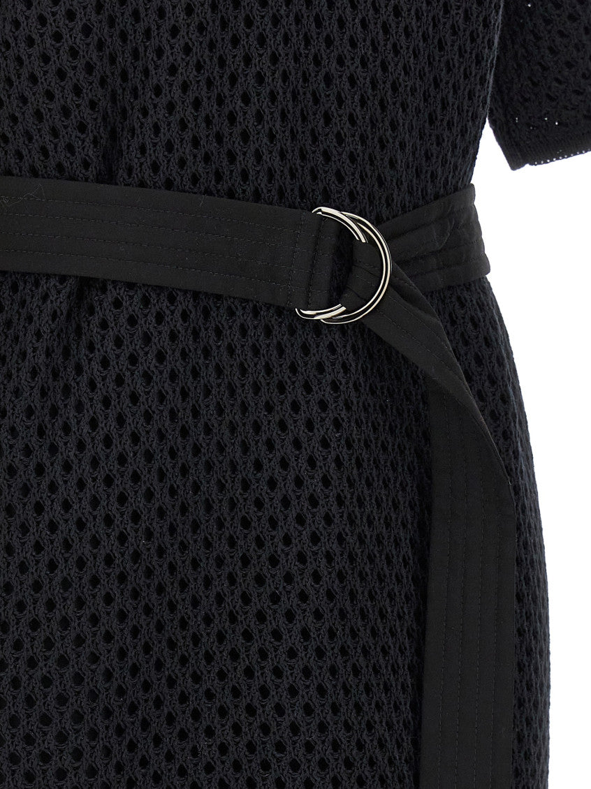 Black Openwork dress 4