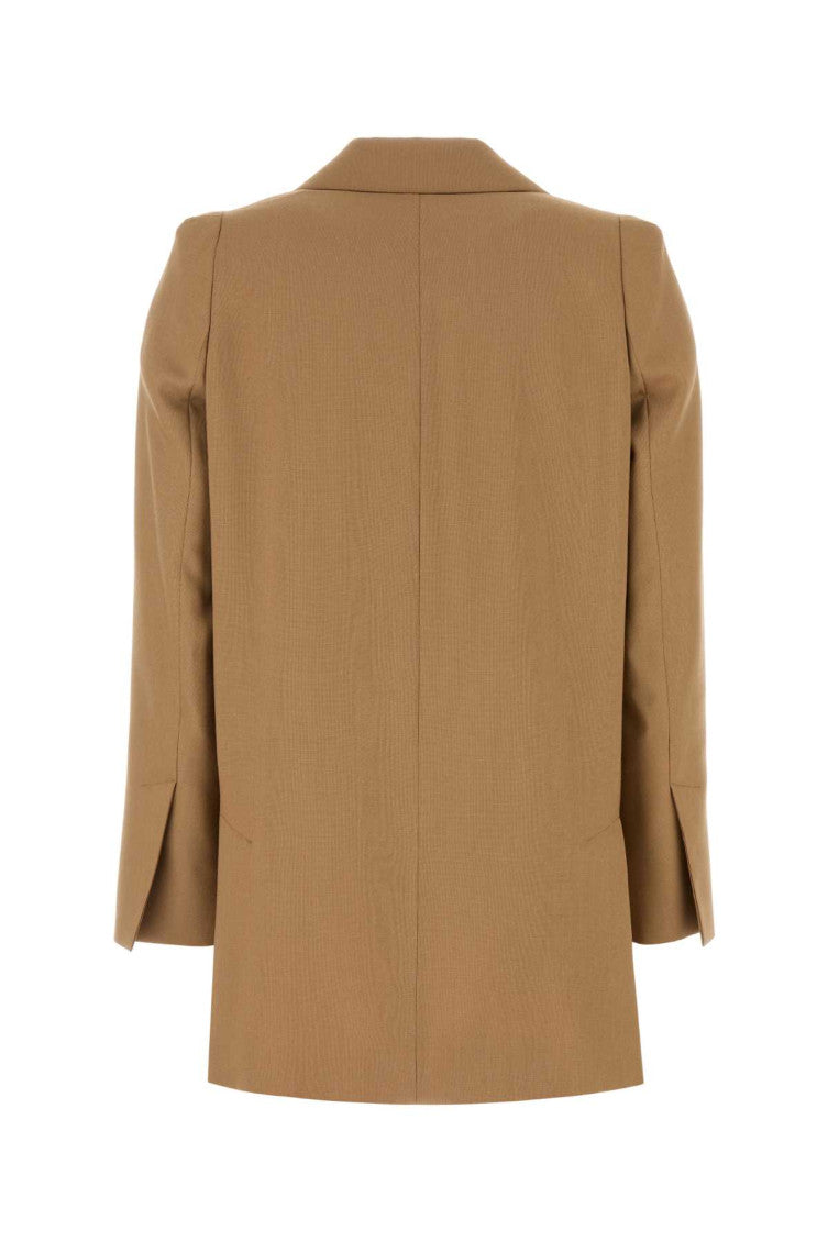 Camel wool blend Kitten blazer  2
