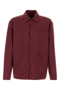 Burgundy nylon jacket  1