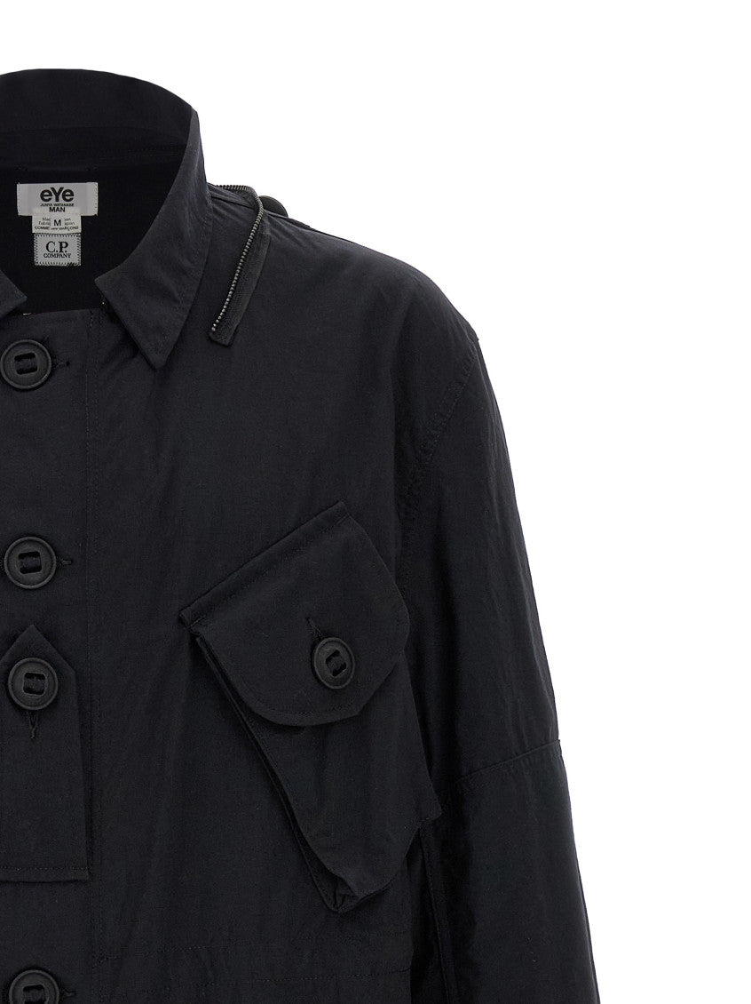 Black Removable Hood Parka 4