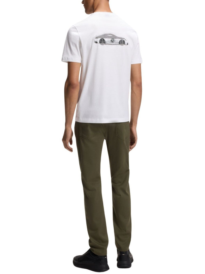 White Round Neck T-Shirt 2