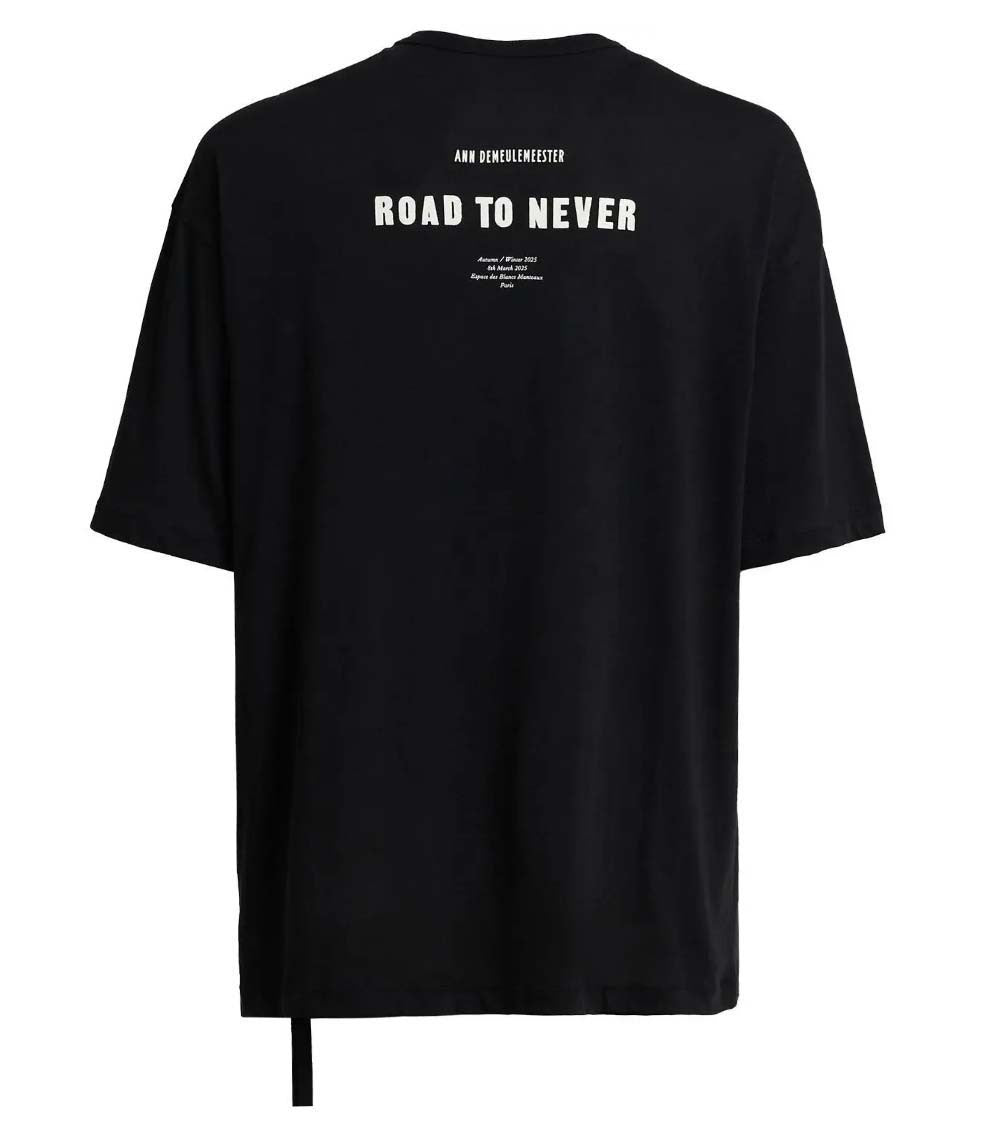Black Crew Neck T-Shirt 2