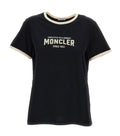 Black Crew Neck Logo Print T-Shirt 1