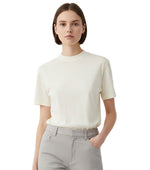 White Crew Neck Logo T-Shirt 1
