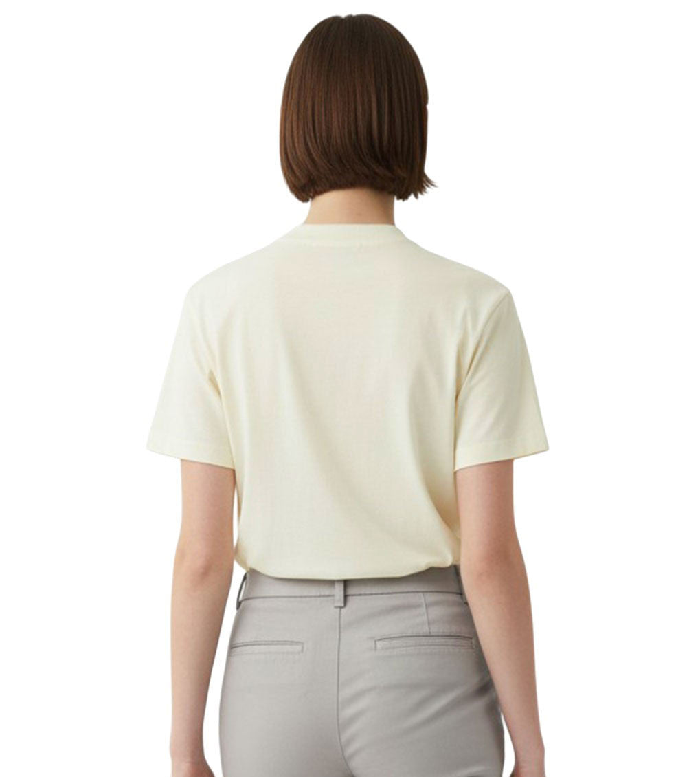 White Crew Neck Logo T-Shirt 2