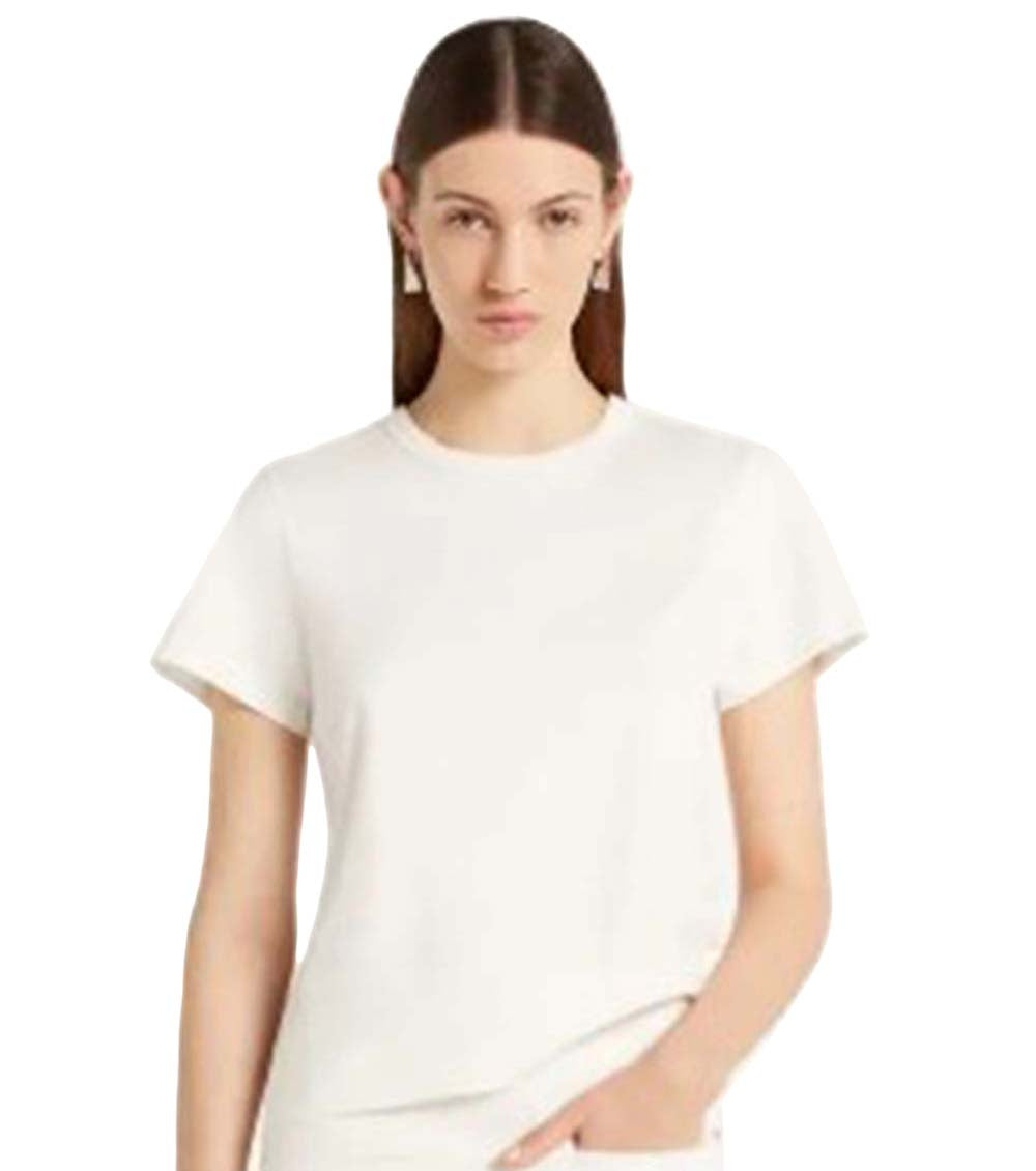 White Crew Neck Logo T-Shirt 2