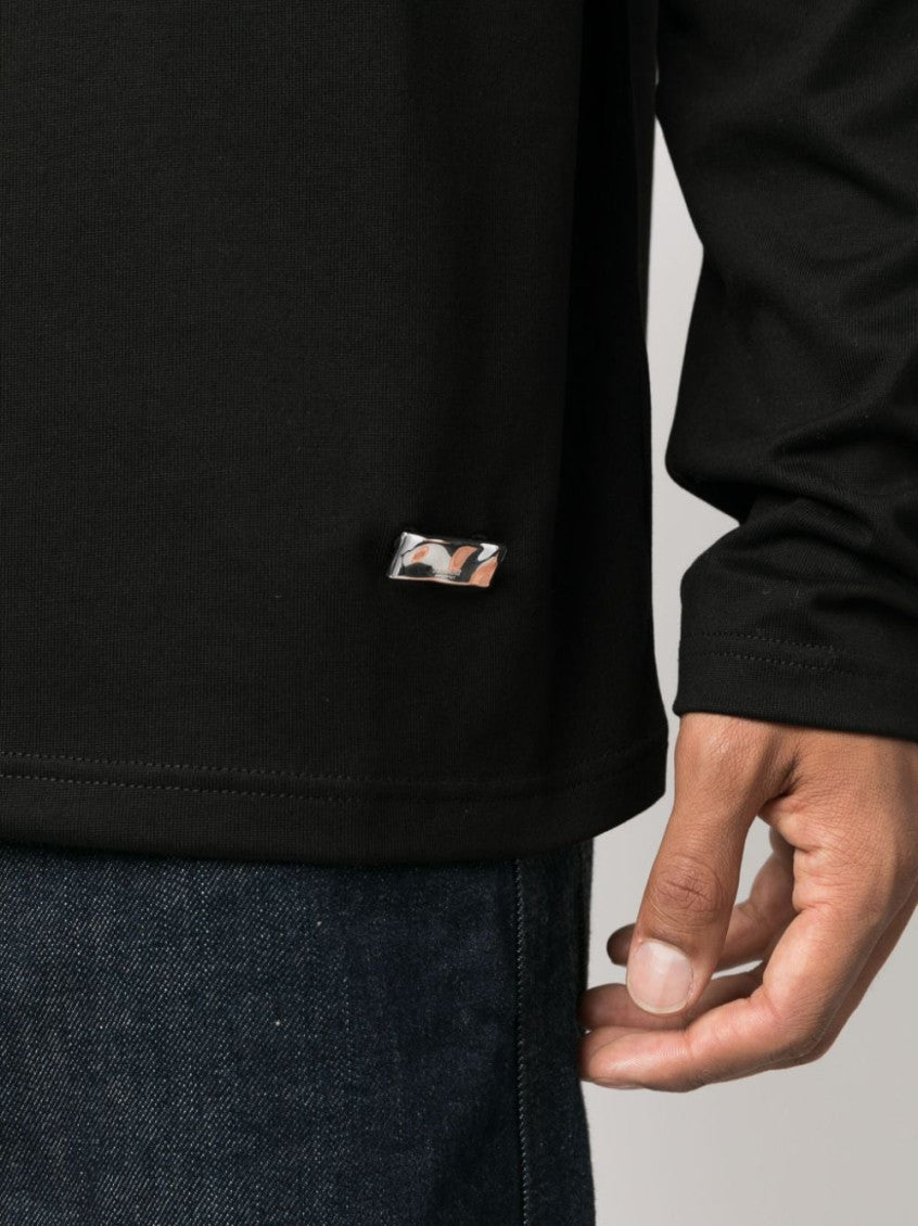Black T-shirt with logo 2