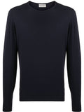 Navy Blue Hatfield Knitted Jumper 1