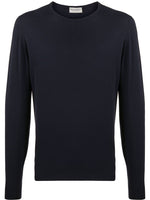 Navy Blue Hatfield Knitted Jumper 1