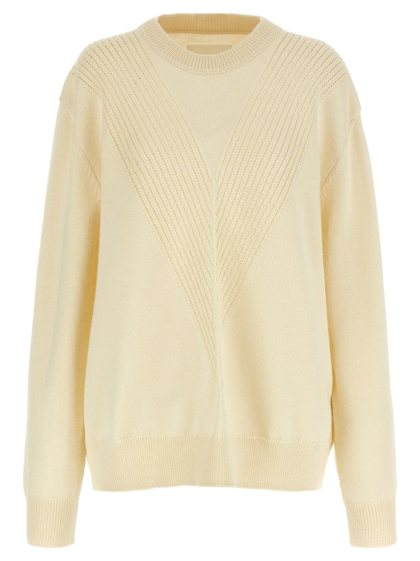 Off White Wool Sweater 1