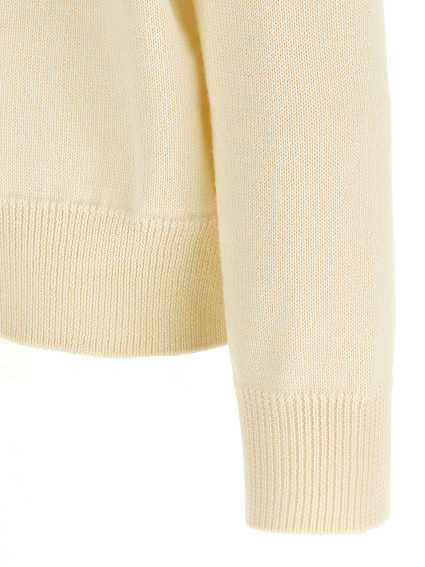 Off White Wool Sweater 4
