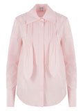 Light Pink Front Pleated Shirt 1