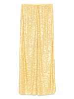 Yellow Wide-Leg Trousers 1