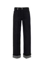 Dark Blue straight-leg jeans 1
