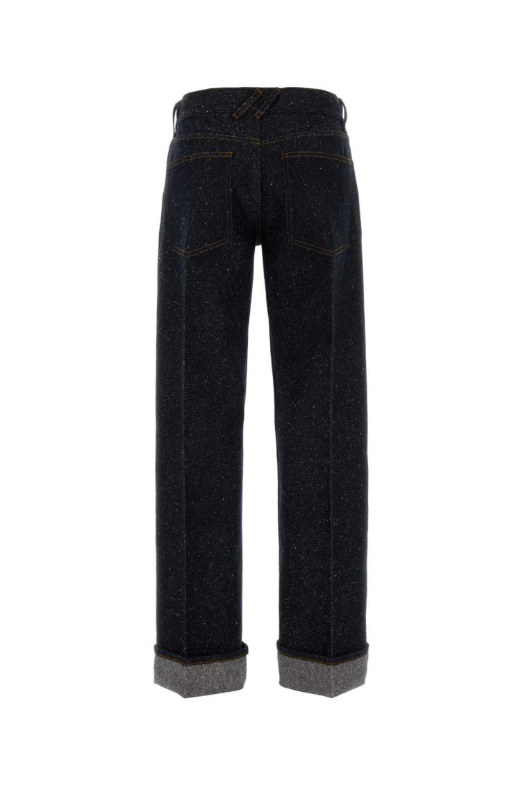 Dark Blue straight-leg jeans 2