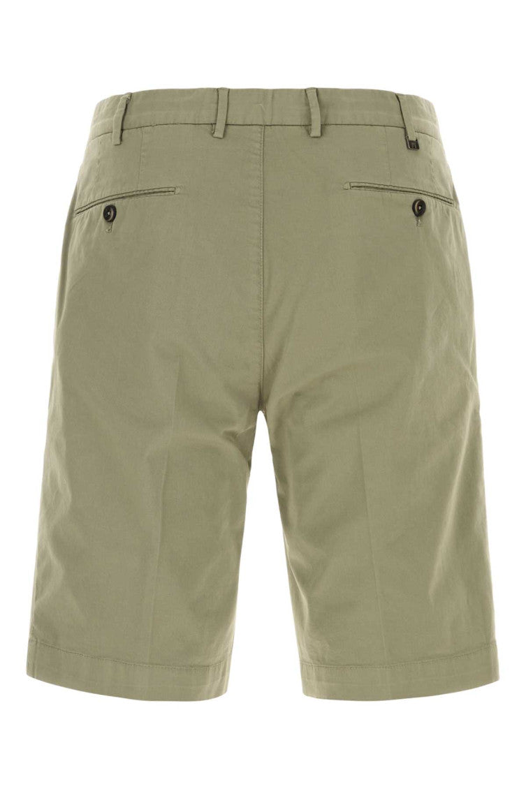 Green Solid Shorts 2