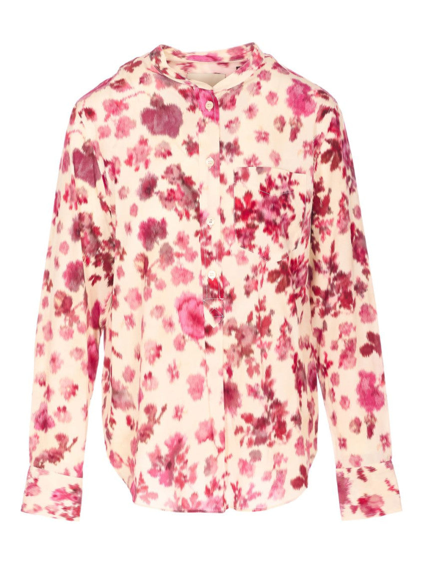 Pink Regular Floral Shirt 1