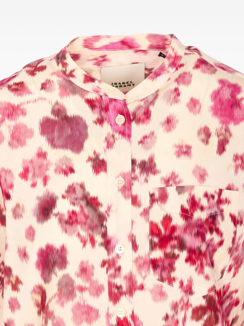 Pink Regular Floral Shirt 3