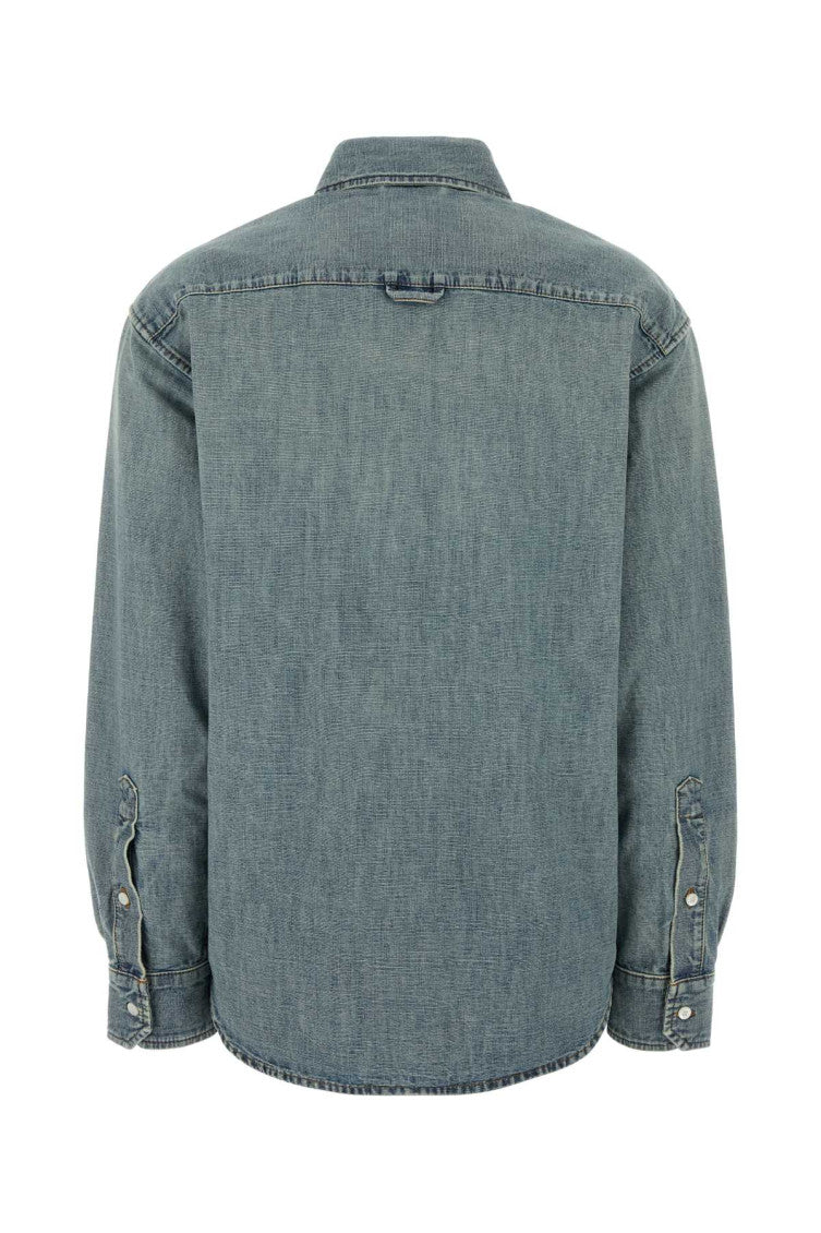 Blue Regular Solid Shirt 2