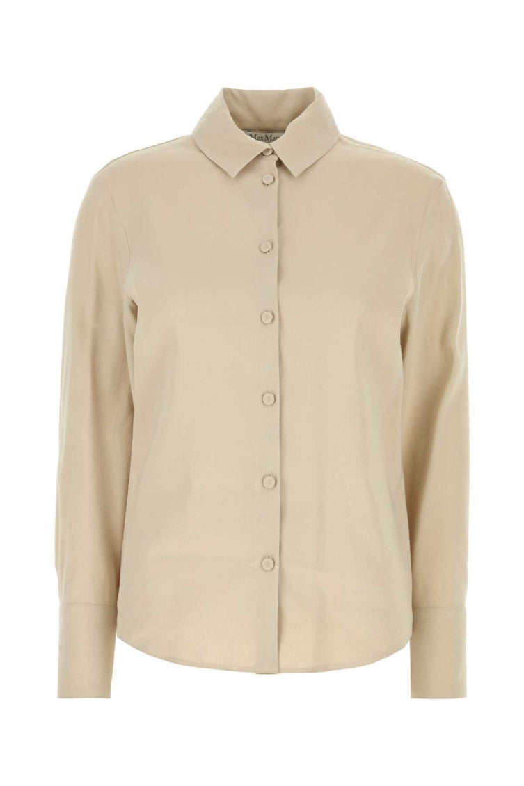 Beige Regular Solid Shirt 1