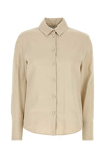 Beige Regular Solid Shirt 1