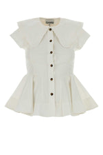 White Regular Solid Shirt 1