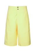 Yellow Solid Shorts 1