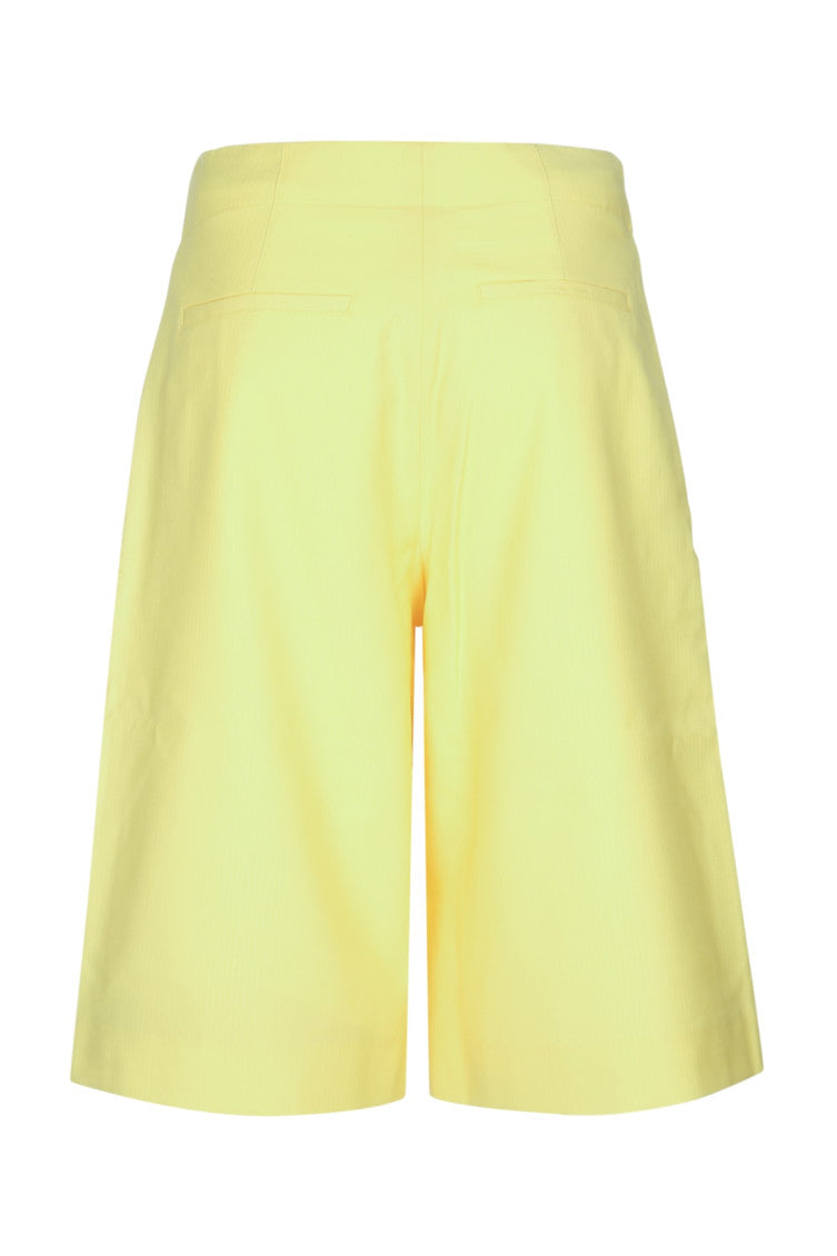 Yellow Solid Shorts 2