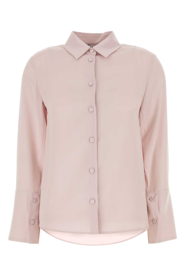 Pink Regular Solid Shirt 1