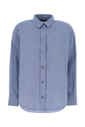 Blue Relaxed Solid Shirt 1