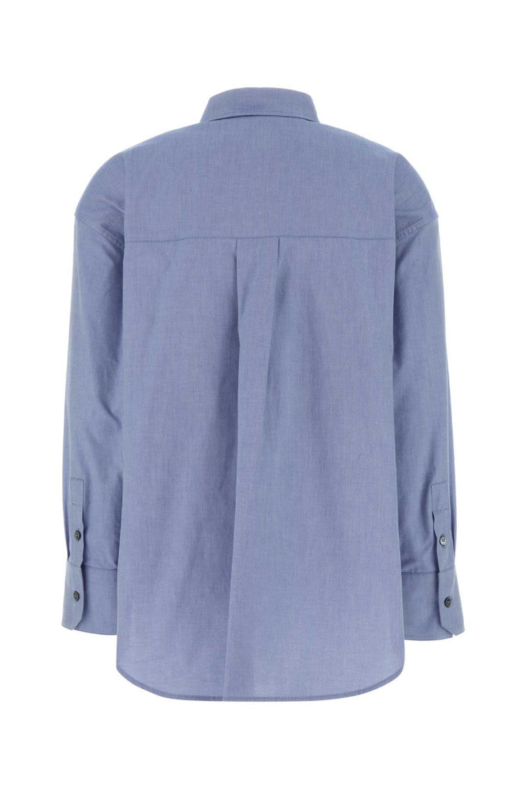 Blue Relaxed Solid Shirt 2