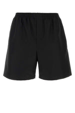 Black Solid Shorts 1
