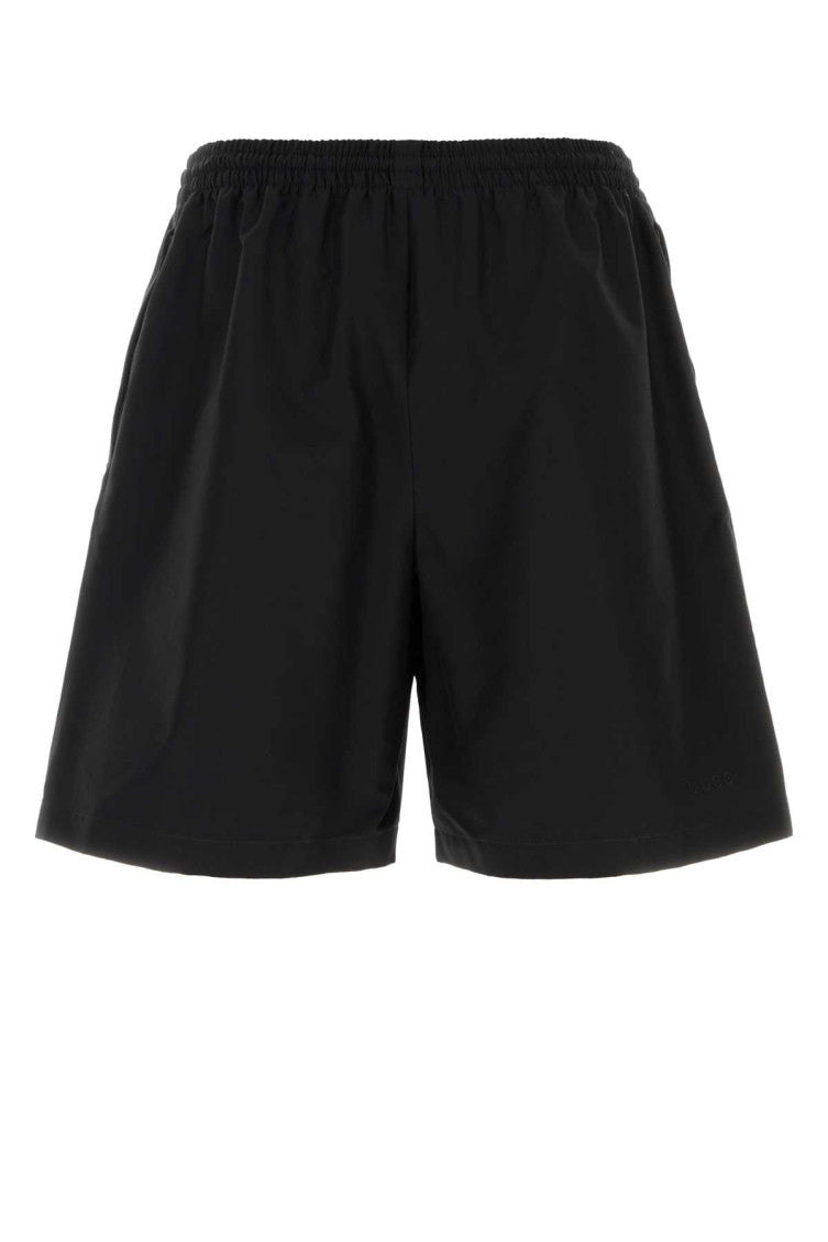Black Solid Shorts 2