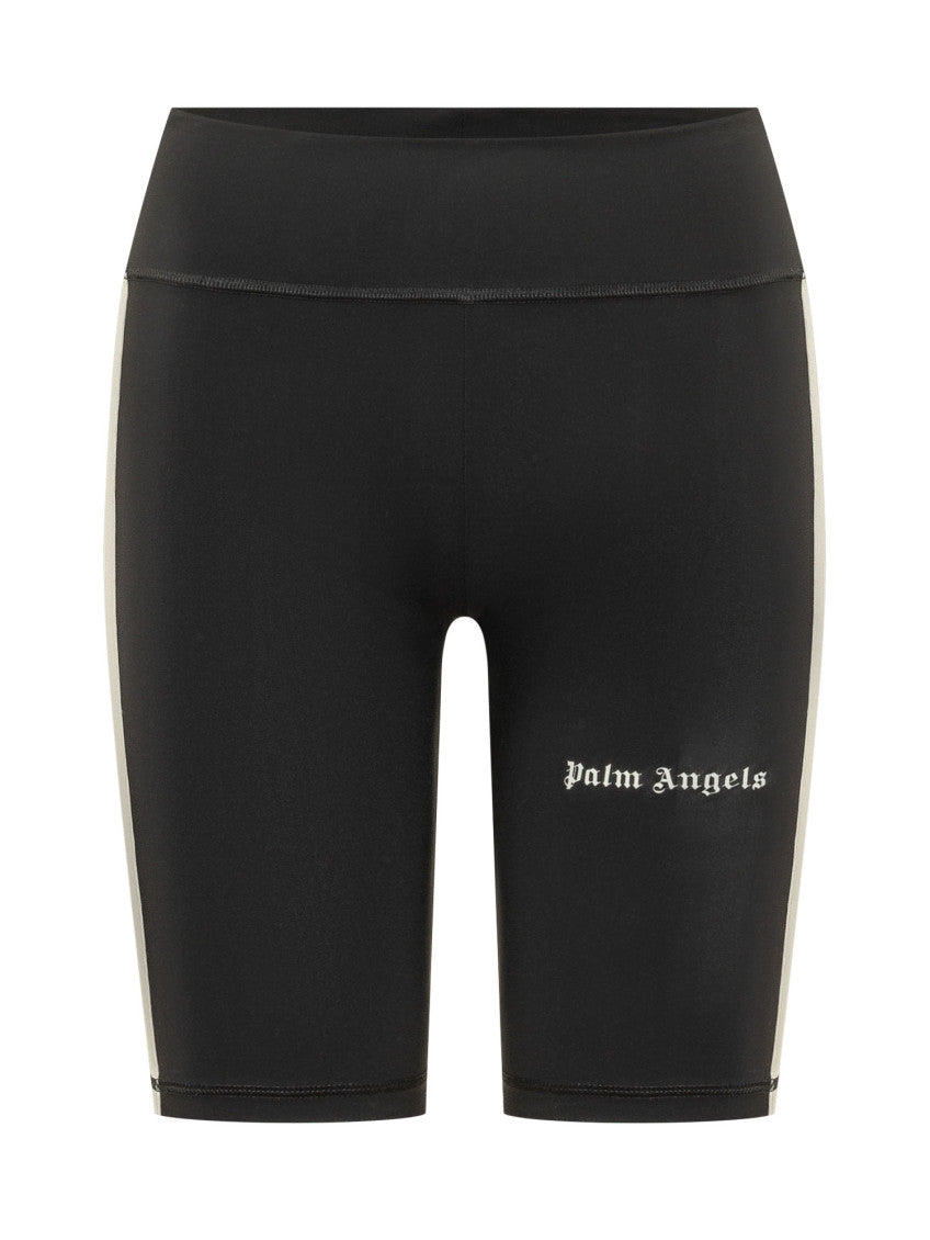 Black Polyamide Logo Shorts 1