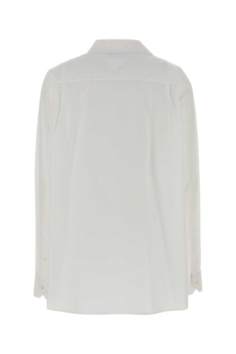White Loose Solid Shirt 2