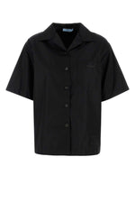 Black Regular Solid Shirt 1