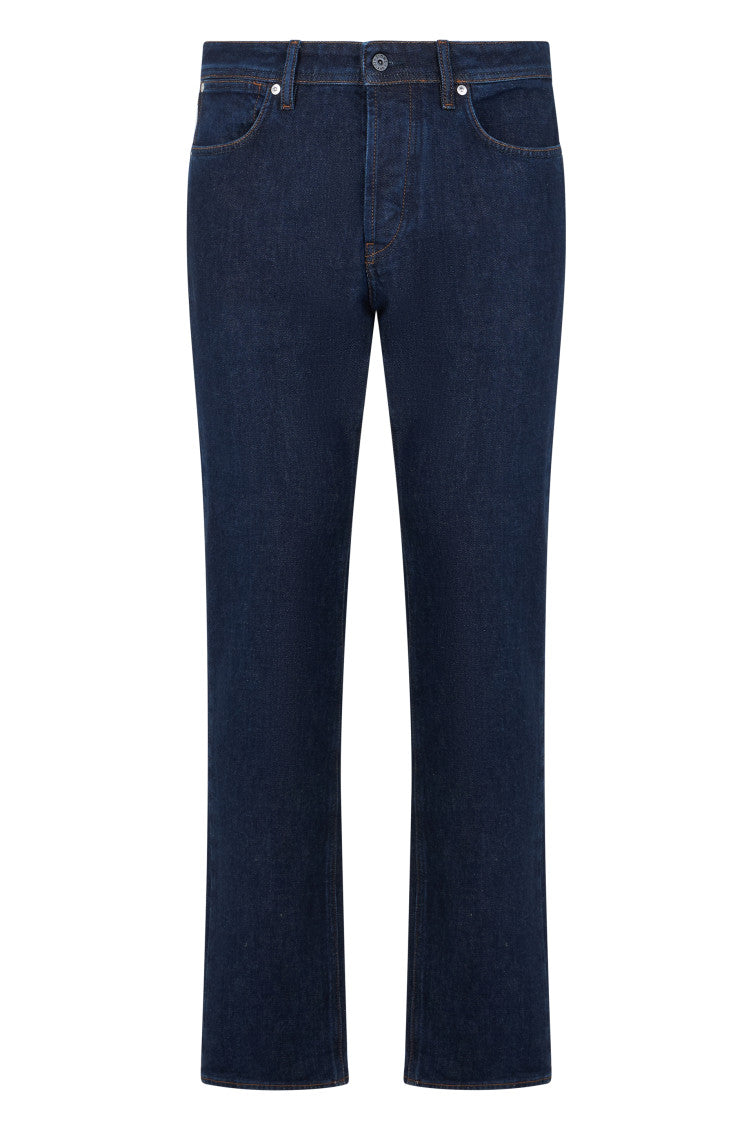 Navy Blue Mid Rise Jeans 1