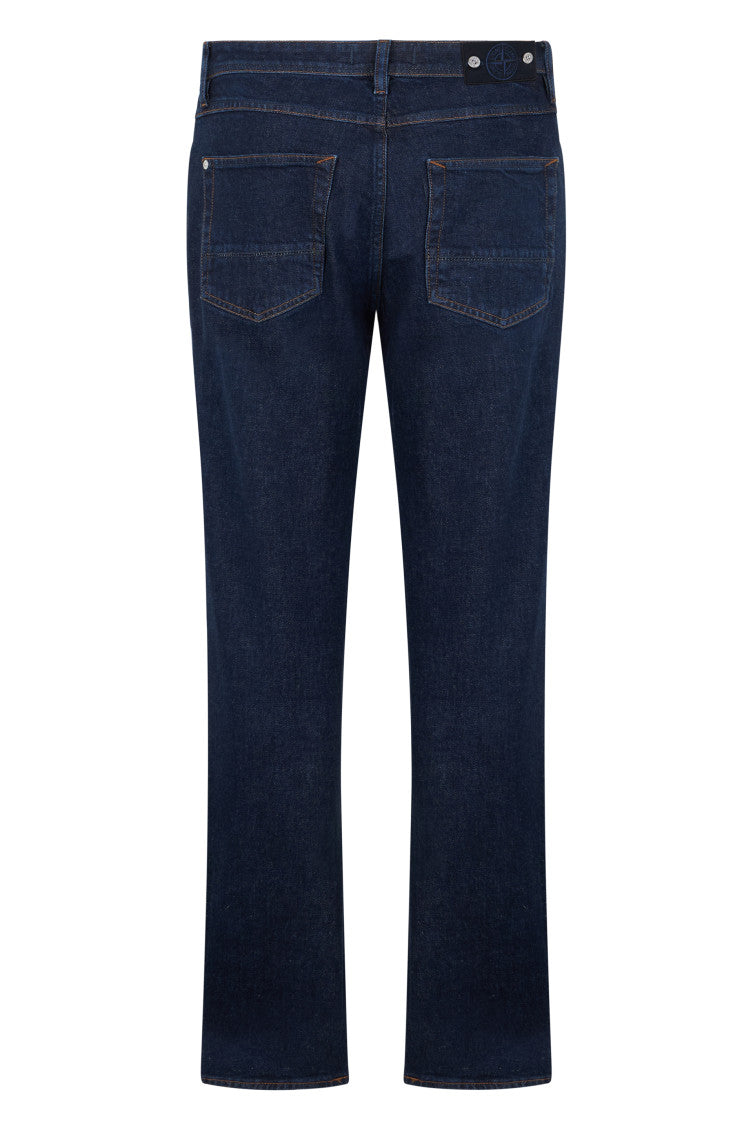 Navy Blue Mid Rise Jeans 2
