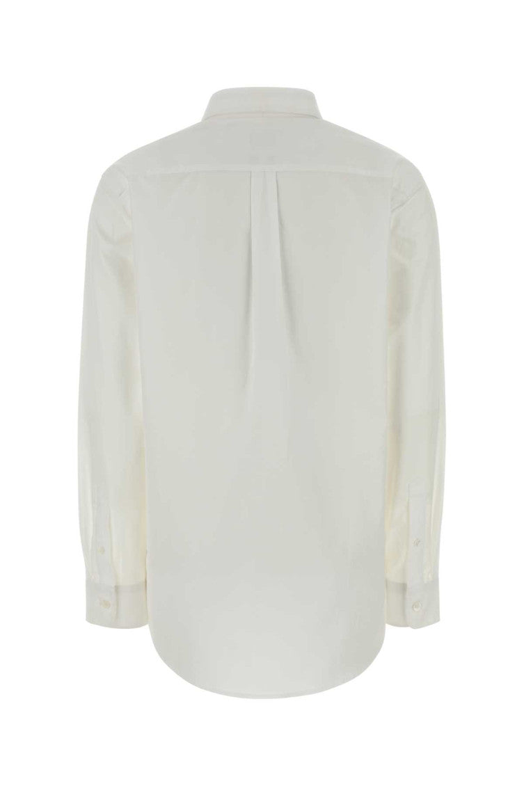 White Regular Solid Shirt 2