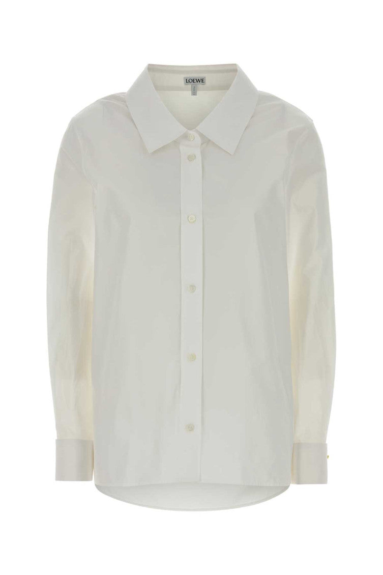 White Regular Solid Shirt 1