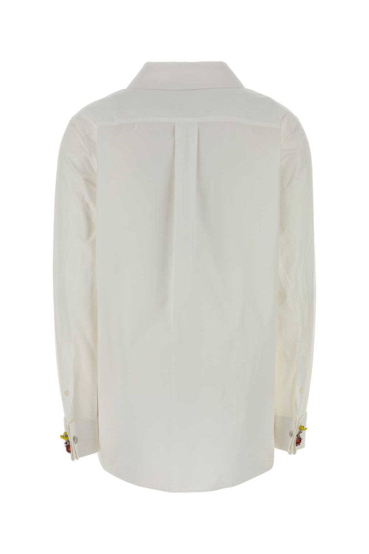 White Regular Solid Shirt 2