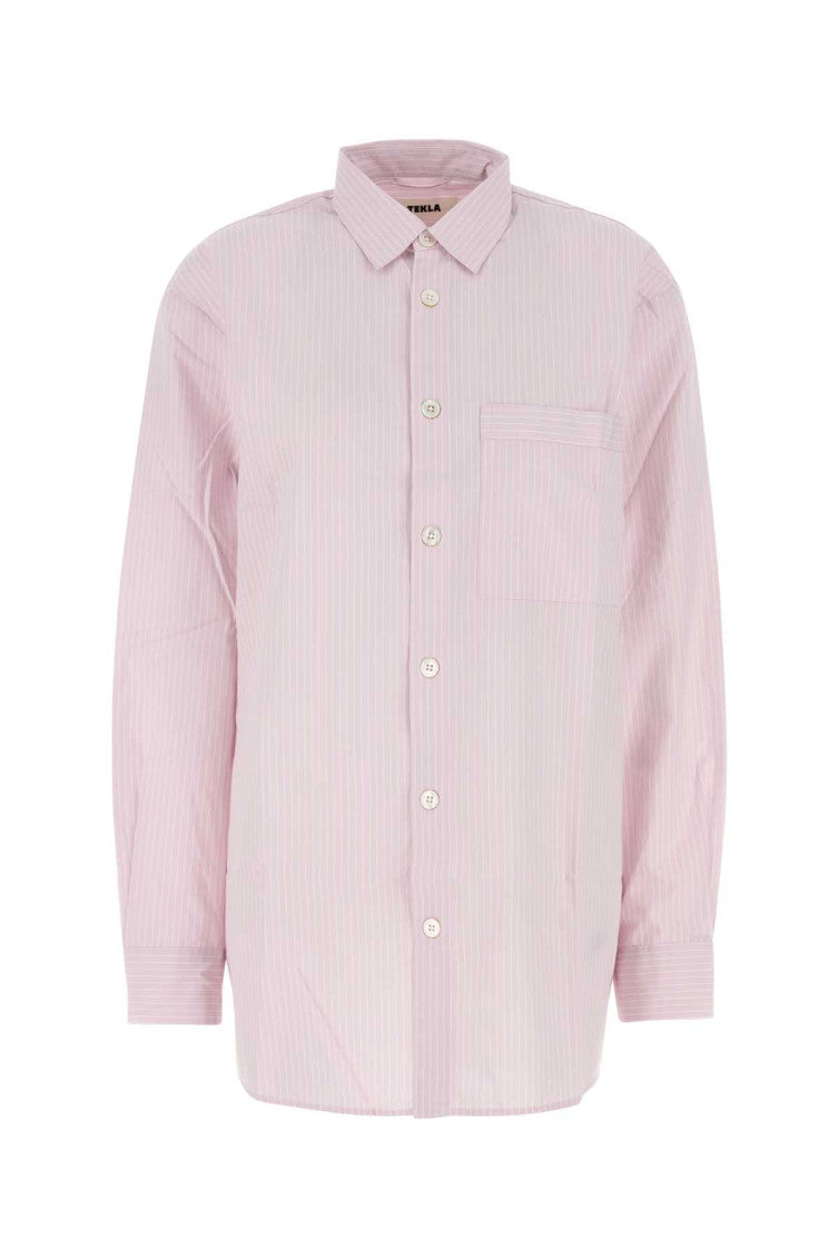 Light Pink Relaxed Stripes Shirt 1