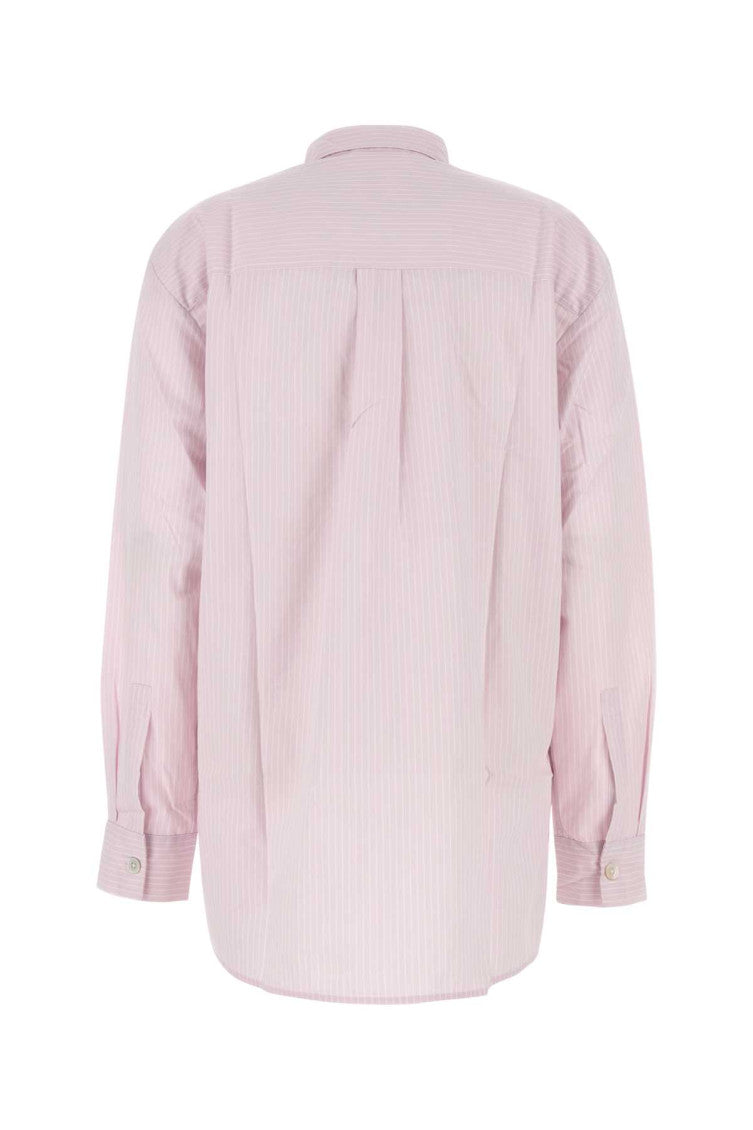 Light Pink Relaxed Stripes Shirt 2
