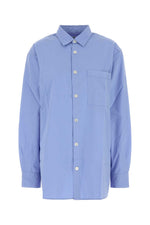 Light Blue Relaxed Solid Shirt 1