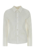 White Regular Solid Shirt 1
