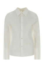 White Regular Solid Shirt 1