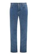 Blue Mid Rise Jeans 1