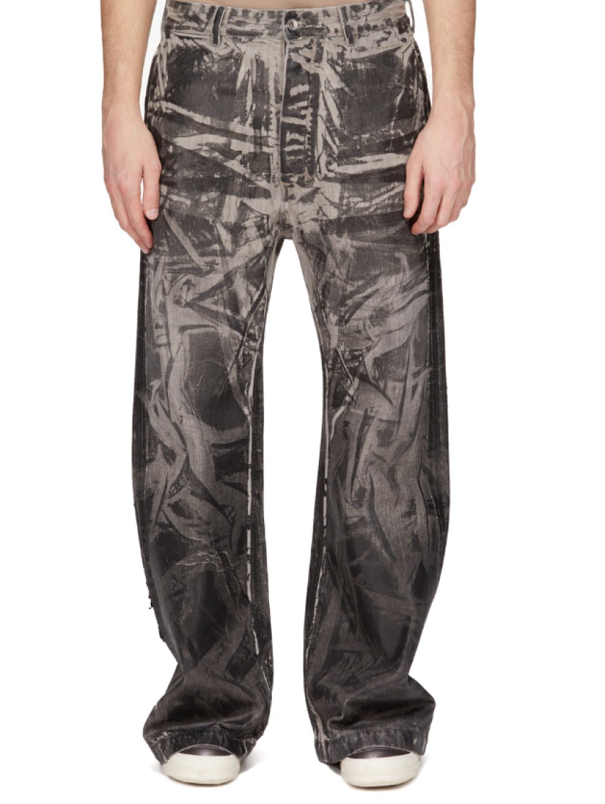 Dark Grey Loose Jeans 1