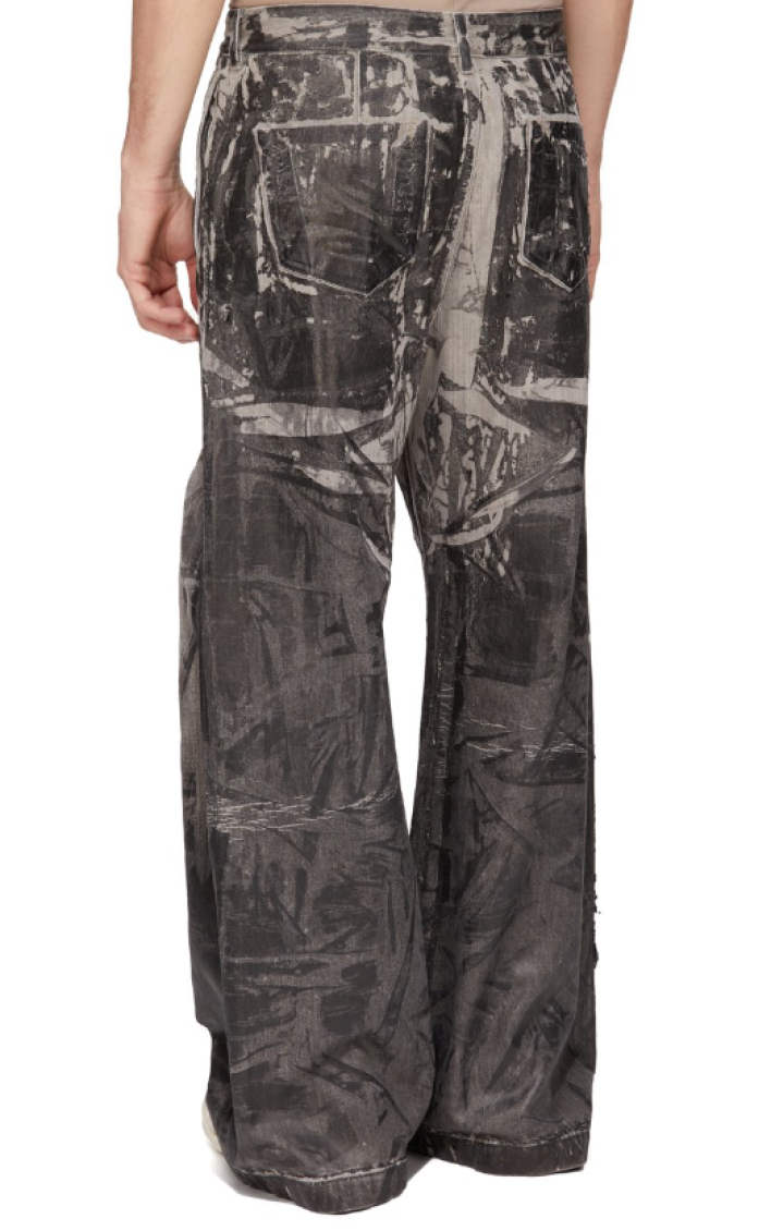 Dark Grey Loose Jeans 2