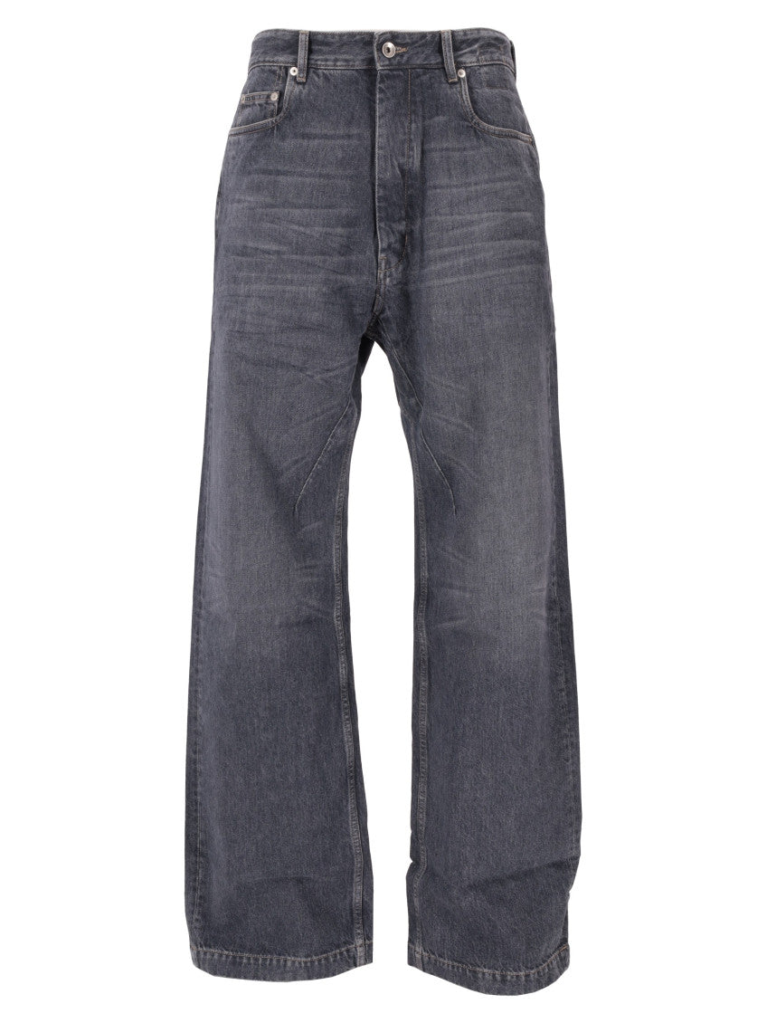 Navy Blue Loose Jeans 1